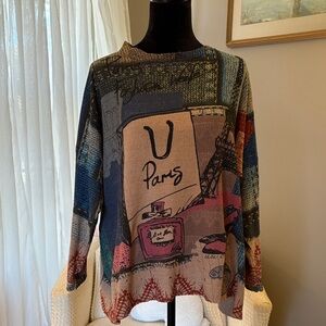 XlParis Print Multicolor Sweater